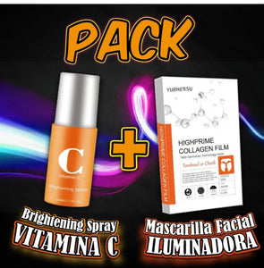 Mascarilla facial de colágeno